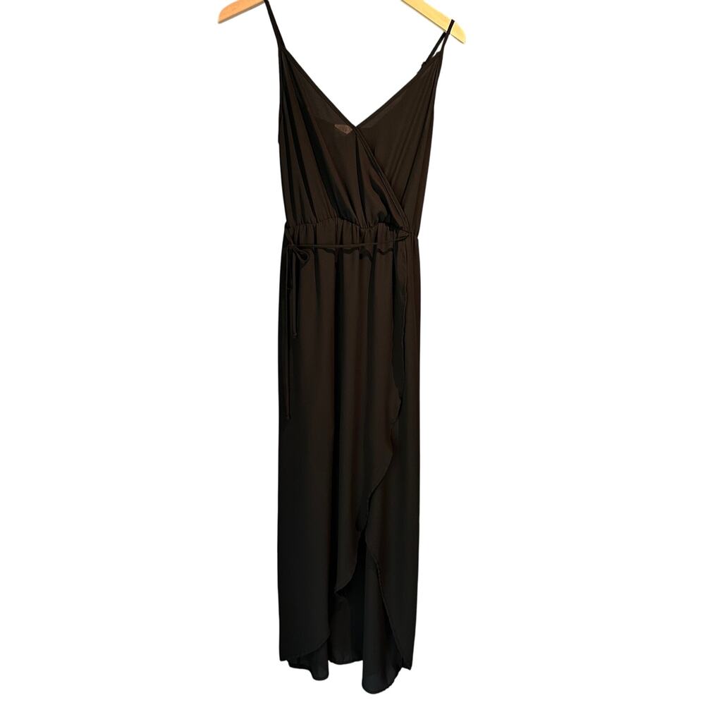 Sienna Sky Extra Small Little Black Dress Sheer Layers Minimalist Event